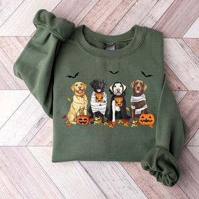 Halloween Labrador Retriever Ghost Dog Sweatshirt