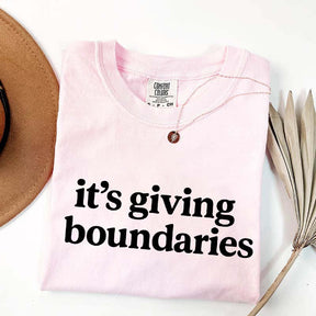 It's Giving Boundaries T-Shirt