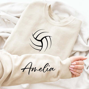 Personalized Volleyball Player Sweatshirt