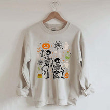 Slightly Subtle FDT Halloween Skeleton Sweatshirt