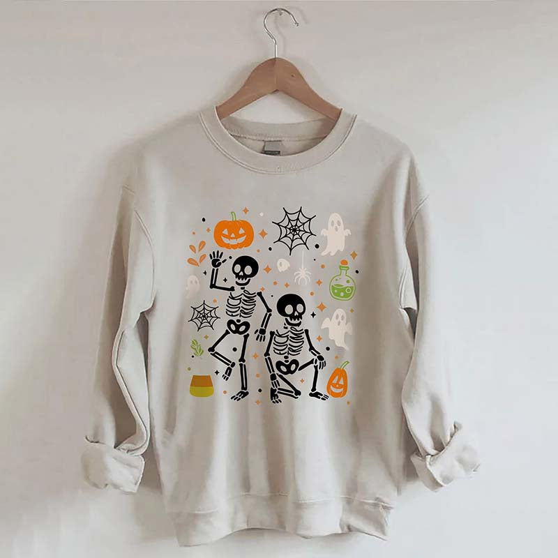 Slightly Subtle FDT Halloween Skeleton Sweatshirt