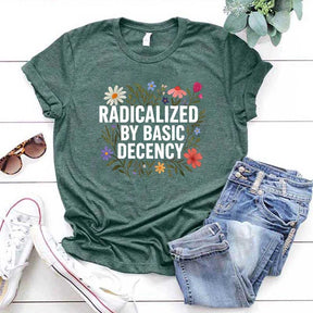 Progressive Floral Political T-Shirt