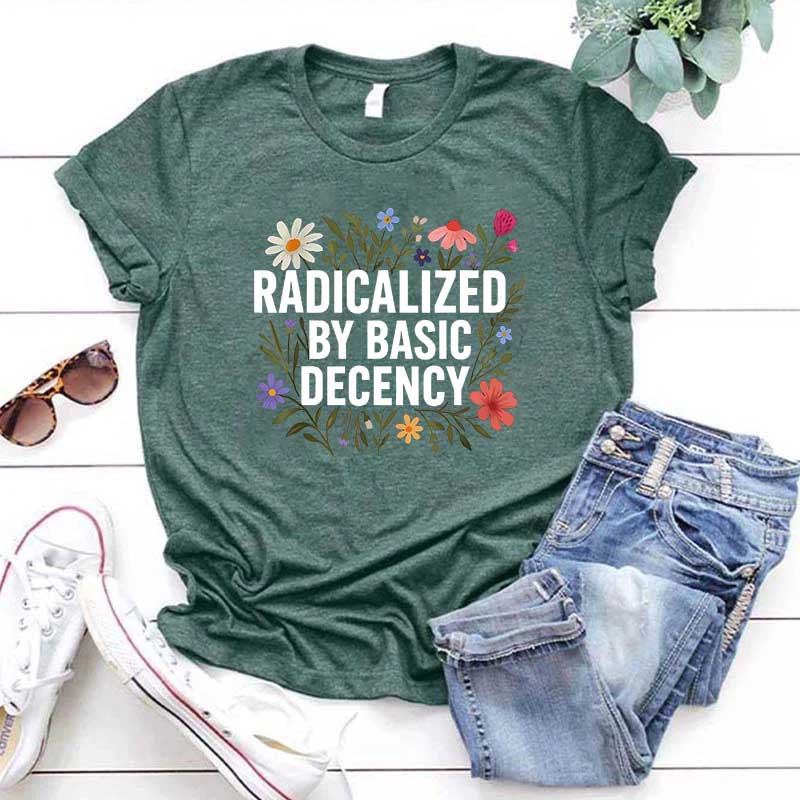 Progressive Floral Political T-Shirt