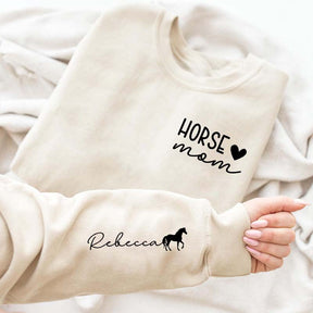 Custom Horse Rider Mom Sweatshirt