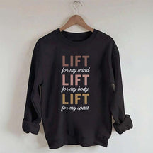 Fitness Motivation Weightlifting Sweatshirt