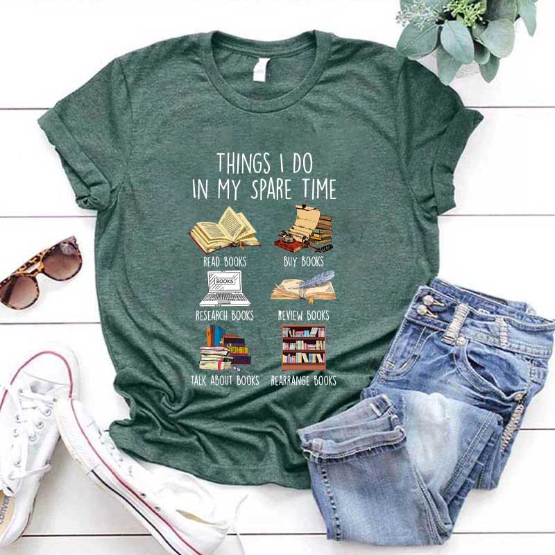 Things I Do In My Spare Time Book Cute T-Shirt