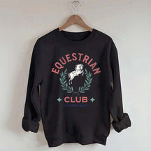 Equestrian Club Retro Sweatshirt