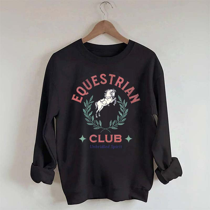 Equestrian Club Retro Sweatshirt