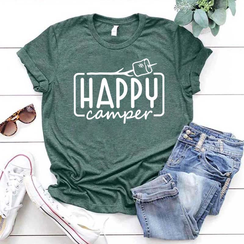 Happy Camper Marshmallow T-Shirt