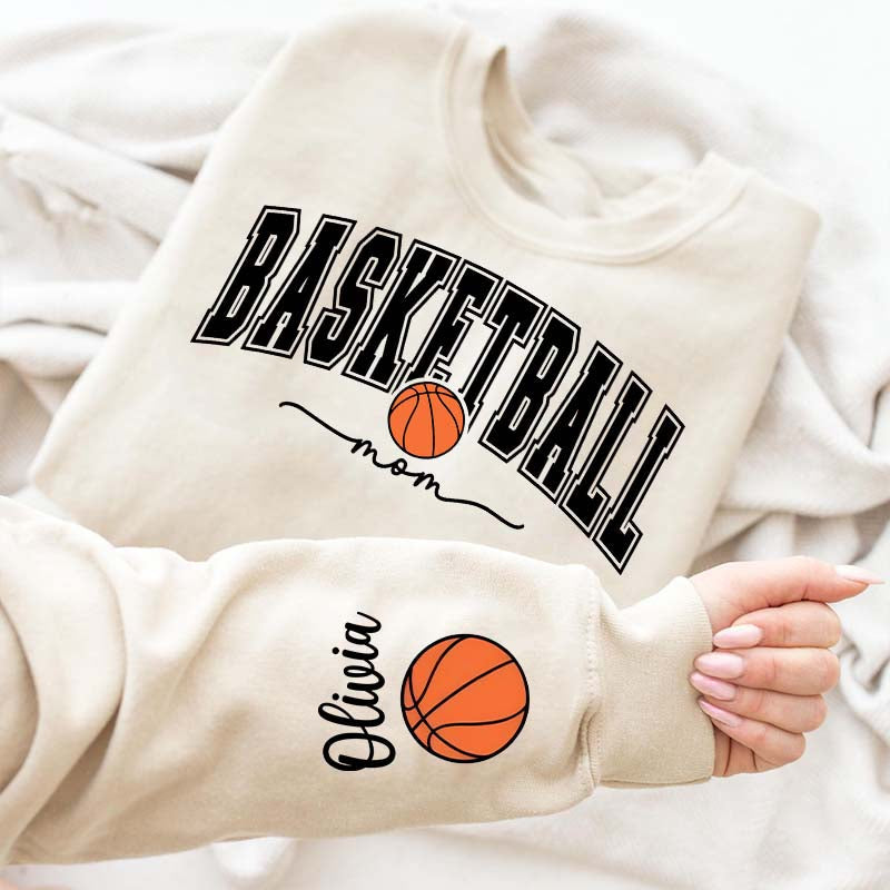Personalized Basketball Mom Sweatshirt