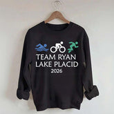 Custom Triathlon Swimming Biking Running Sweatshirt