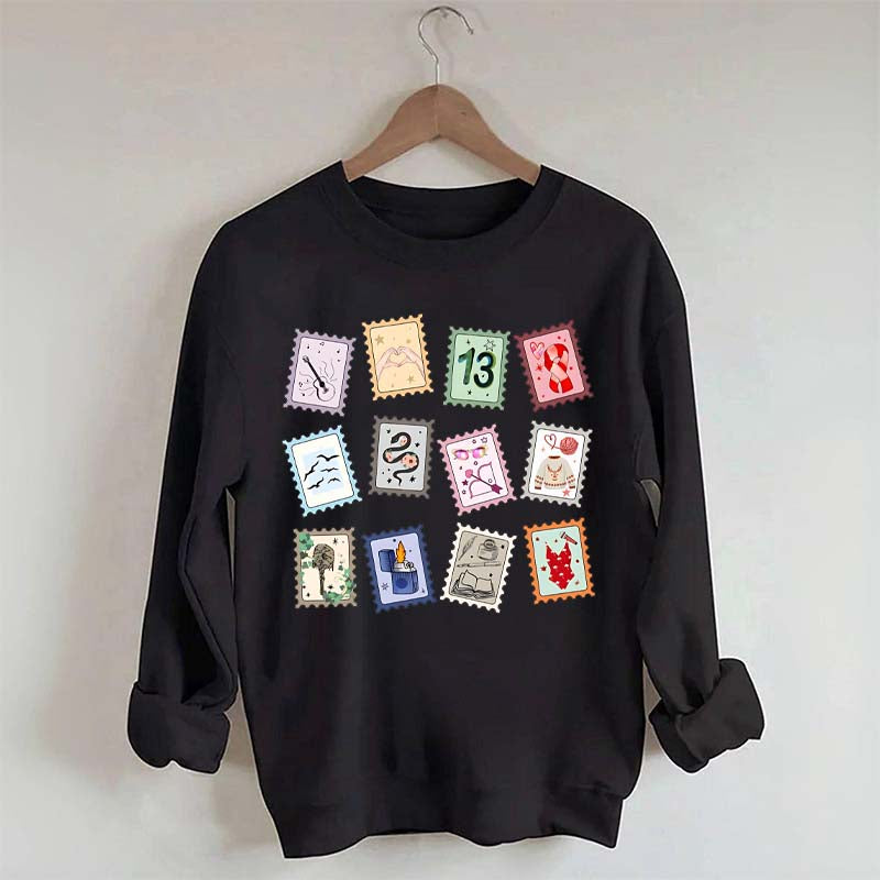 Music Stamps Sweatshirt