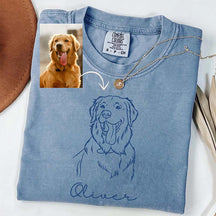 Custom Pet Love With Name And Photo T-Shirt