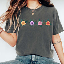 Hibiscus Flower Minimalist T-Shirt