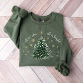 Minimal Chic Holiday Bright Christmas Tree Sweatshirt