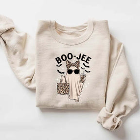 Leopard Boo-Jee Ghost Sweatshirt