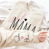 Personalized Girl Mama Sweatshirt