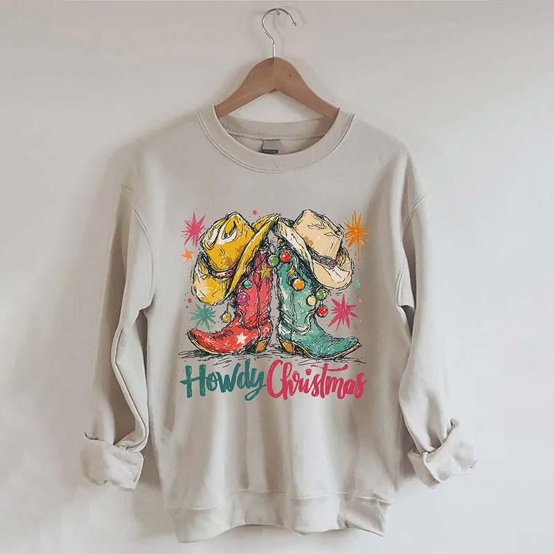 Cute Howdy Christmas Sweatshirt