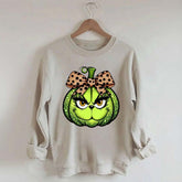 Halloween Leopard Green Guy Sweatshirt