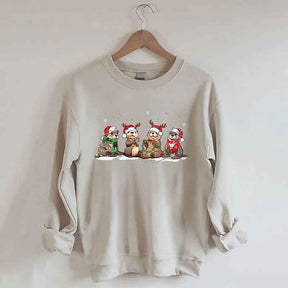 Christmas Otters Sweatshirt