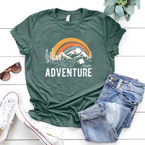 Hiking Camping Mountain Adventure T-Shirt