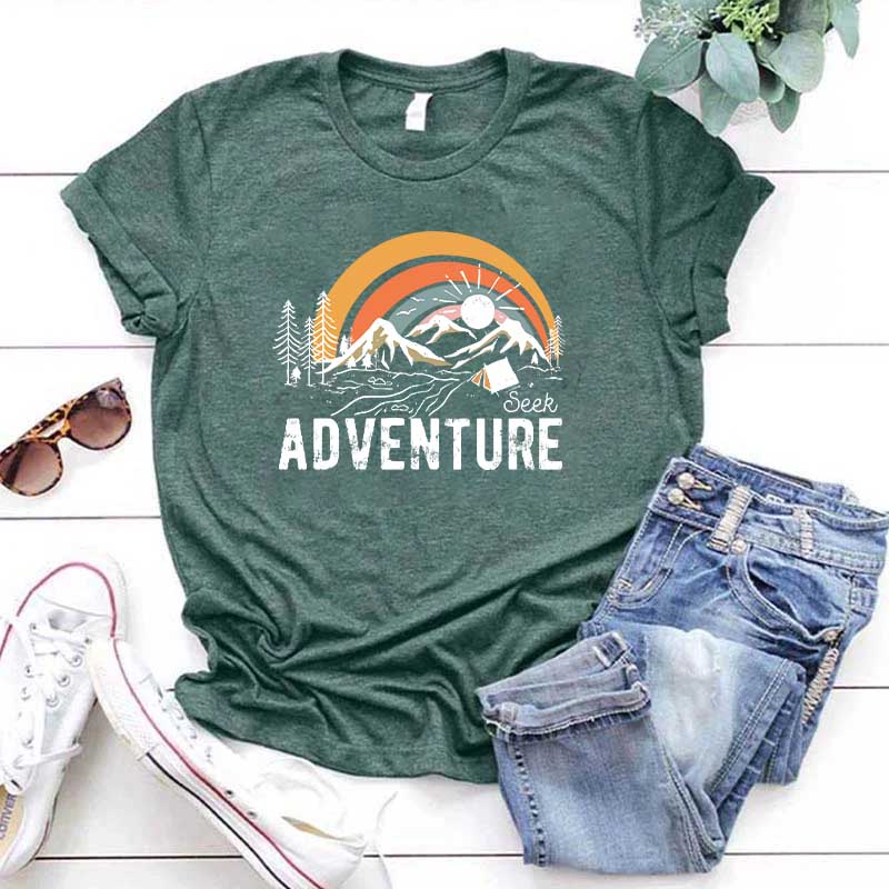 Hiking Camping Mountain Adventure T-Shirt