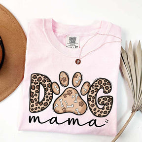 Leopard Dog Mama T-Shirt