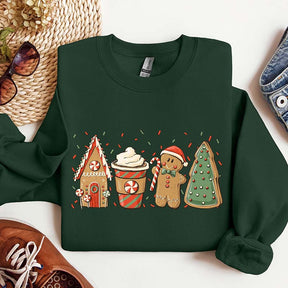 Gingerbread Christmas Coffee Xmas Sweatshirt