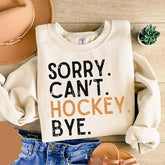 Busy Funny Ice Hockey Coach Sweatshirt