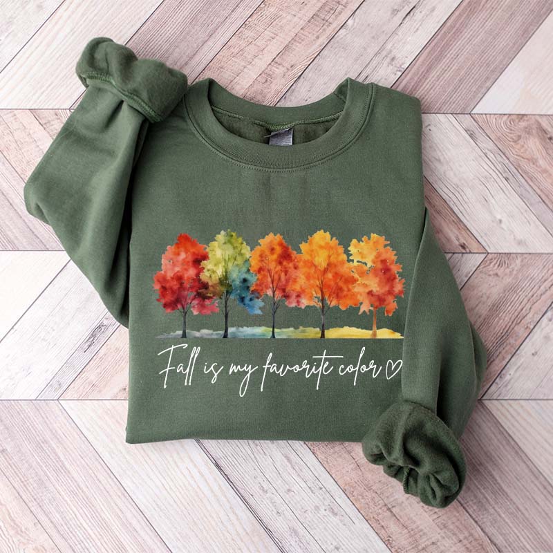 Cozy Fall Leaves Sweatshirt