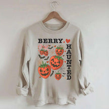 Strawberry Coquette Summerween Scary Fruit Sweatshirt