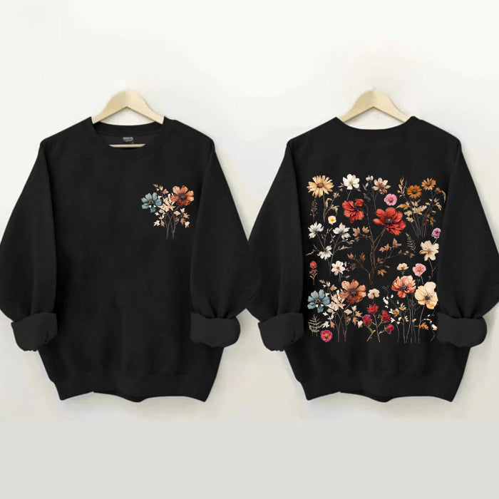 Vintage Wildflower Natural Lover Sweatshirt