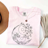 Yin Yang Wave Cherry Blossom T-Shirt
