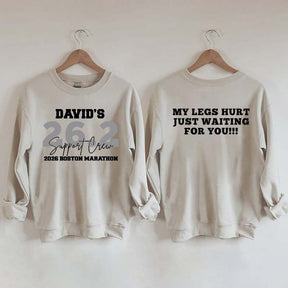 Custom Marathon Support Crew Sweatshirt