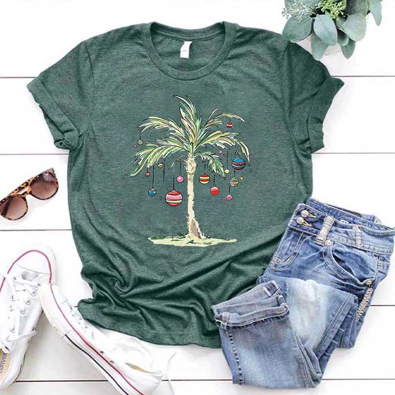 Christmas Palm Tree Cute T-Shirt