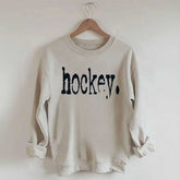 Hockey Typography Sweatshirt