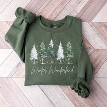 Winter Wonderland Pine Tree Sweatshirt