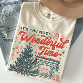 It's The Most Wonderful Time Vintage Christmas T-Shirt