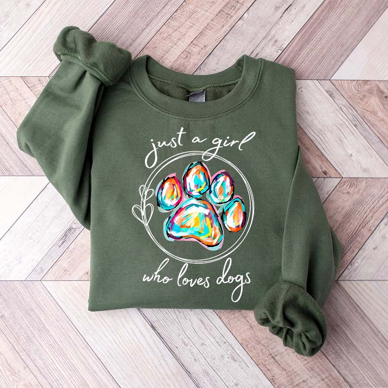Just a Girl Who Loves Dogs Sweatshirt