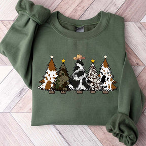 Country Cow Christmas Sweatshirt