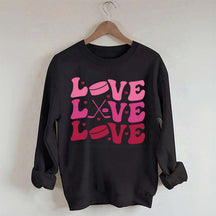 Sports Love Hockey Mom Sweatshirt