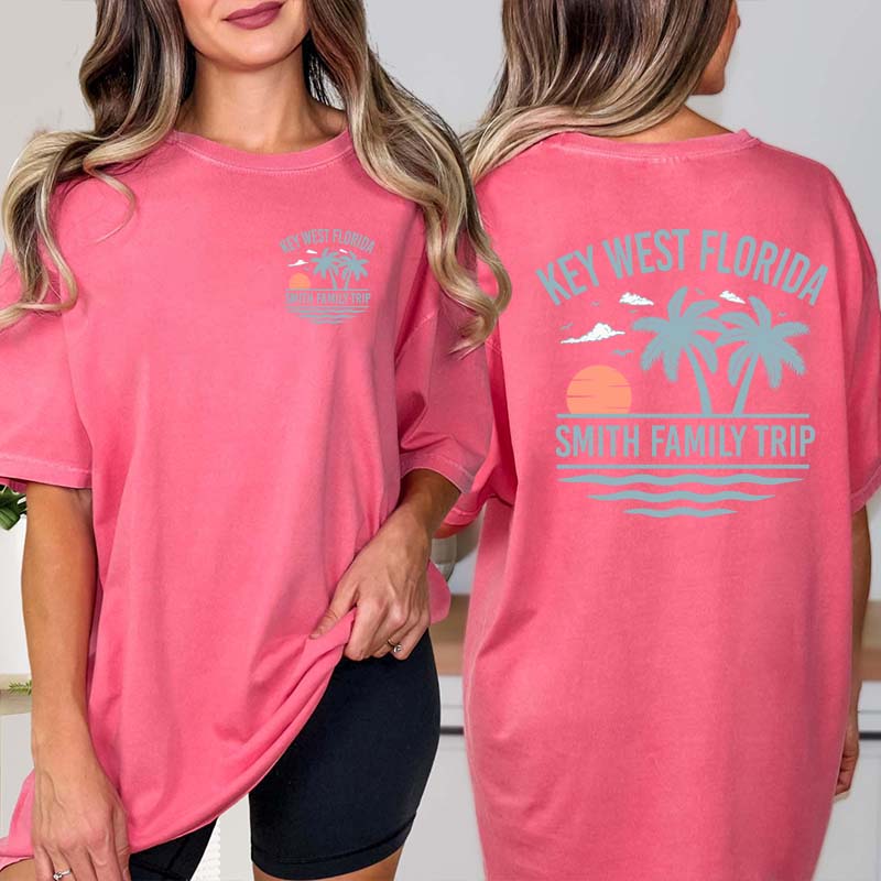 Personalized Family Beach Vacation T-Shirt