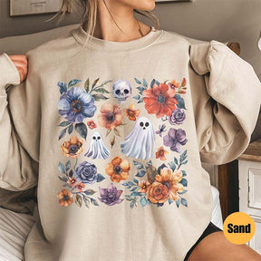 Ghost Lover Light Academia Cute Halloween Sweatshirt