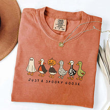 Just A Spooky Goose Halloween T-Shirt