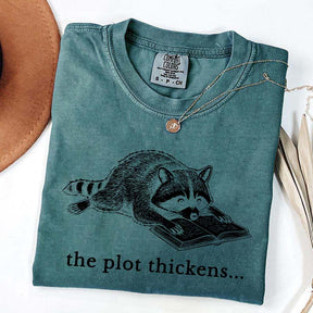 Comfort Colors Bookish Raccoon T-Shirt