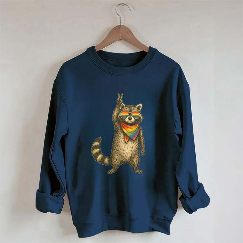 Raccoon Pride LGBT Sweatshirt