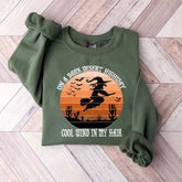 On A Dark Desert Highway Cool Wind In My Hair Halloween Sweatshirt