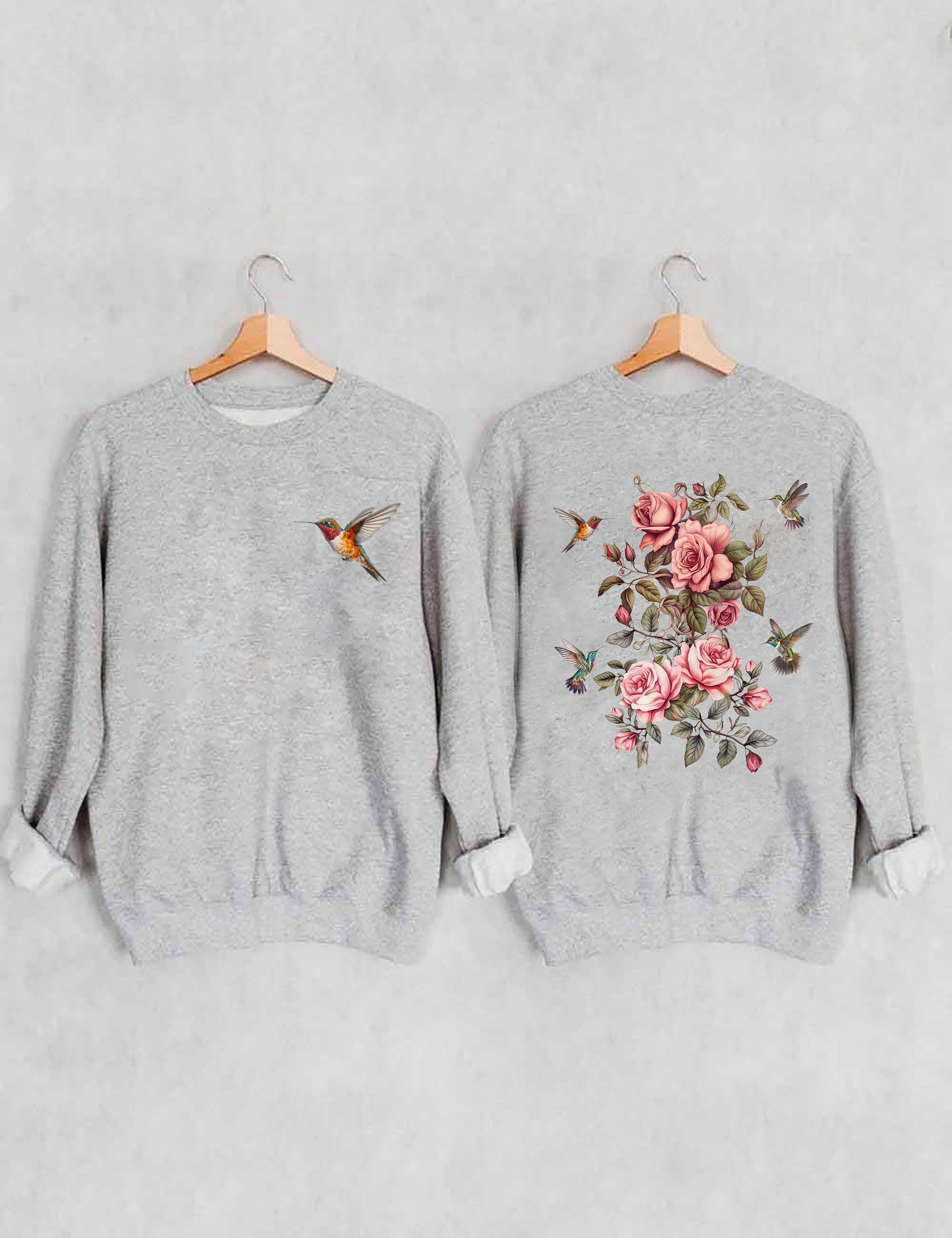 Wildflower And Bird Sweatshirt