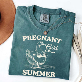 Pregnant Girl Summer T-Shirt