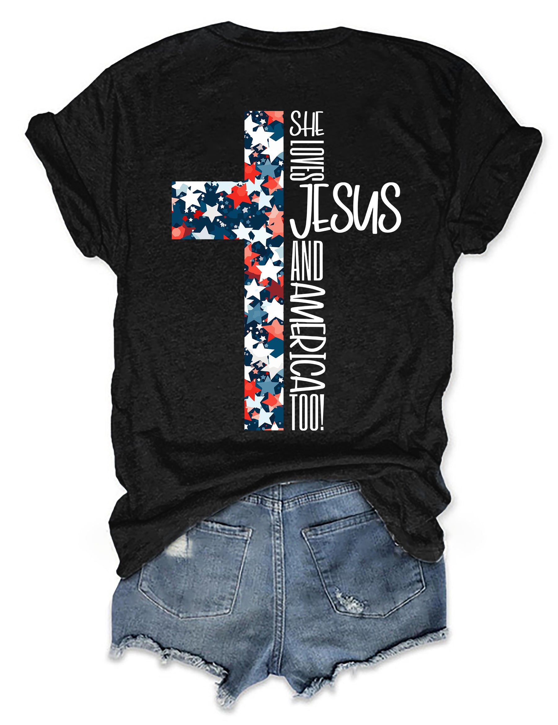 Loves Jesus And America T-shirt